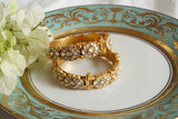 Kundan Bangle (3-473)(R)Size 2’4