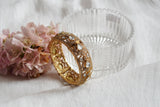 Polki stone bangle (3-425)(B)Size 2’4