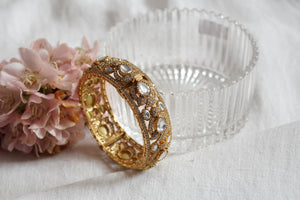 Polki stone bangle (3-425)(B)Size 2’4