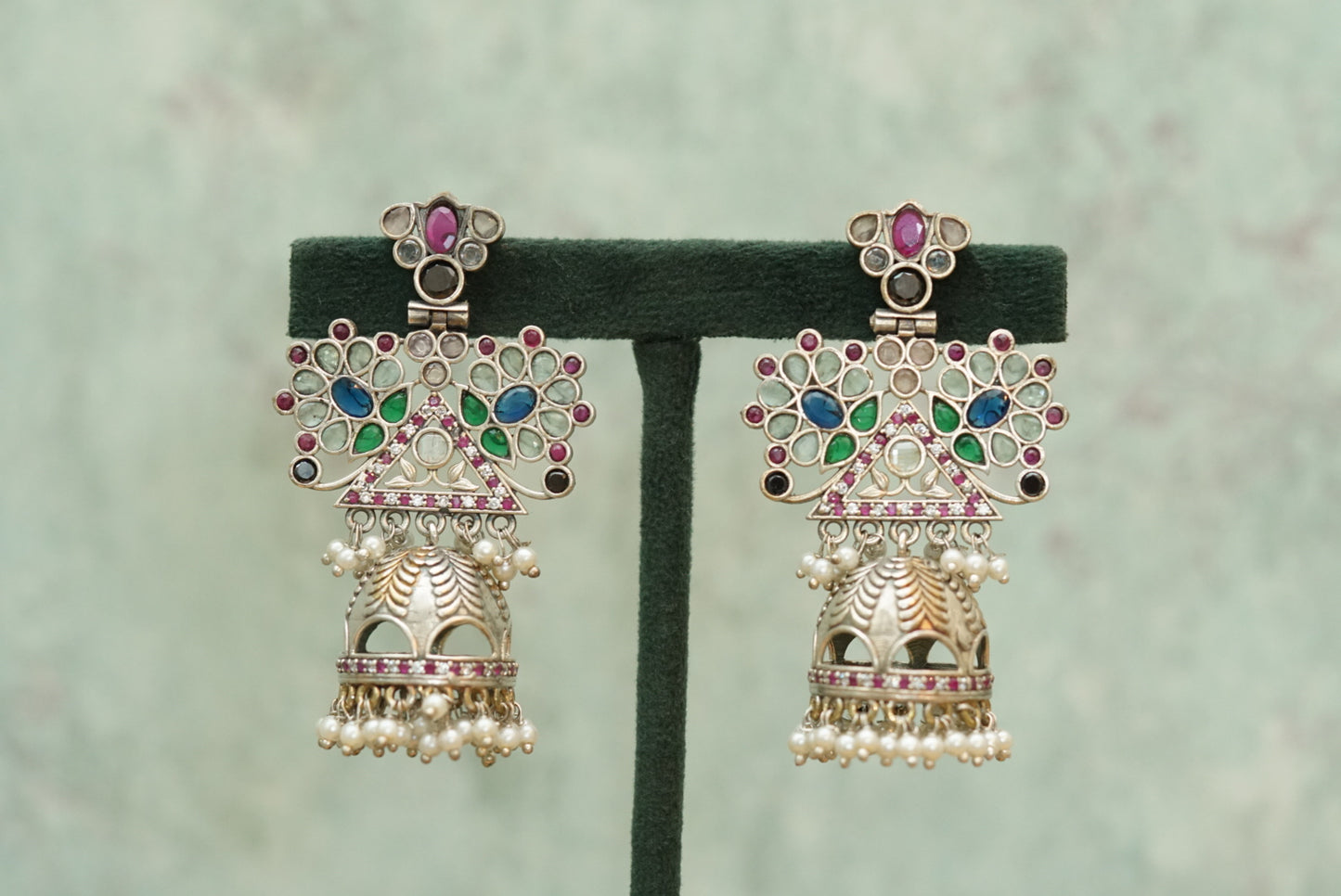 oxidised jhumki (1-2986)(offer piece)