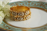 Kundan Bangle (3-473)(R)Size 2’4
