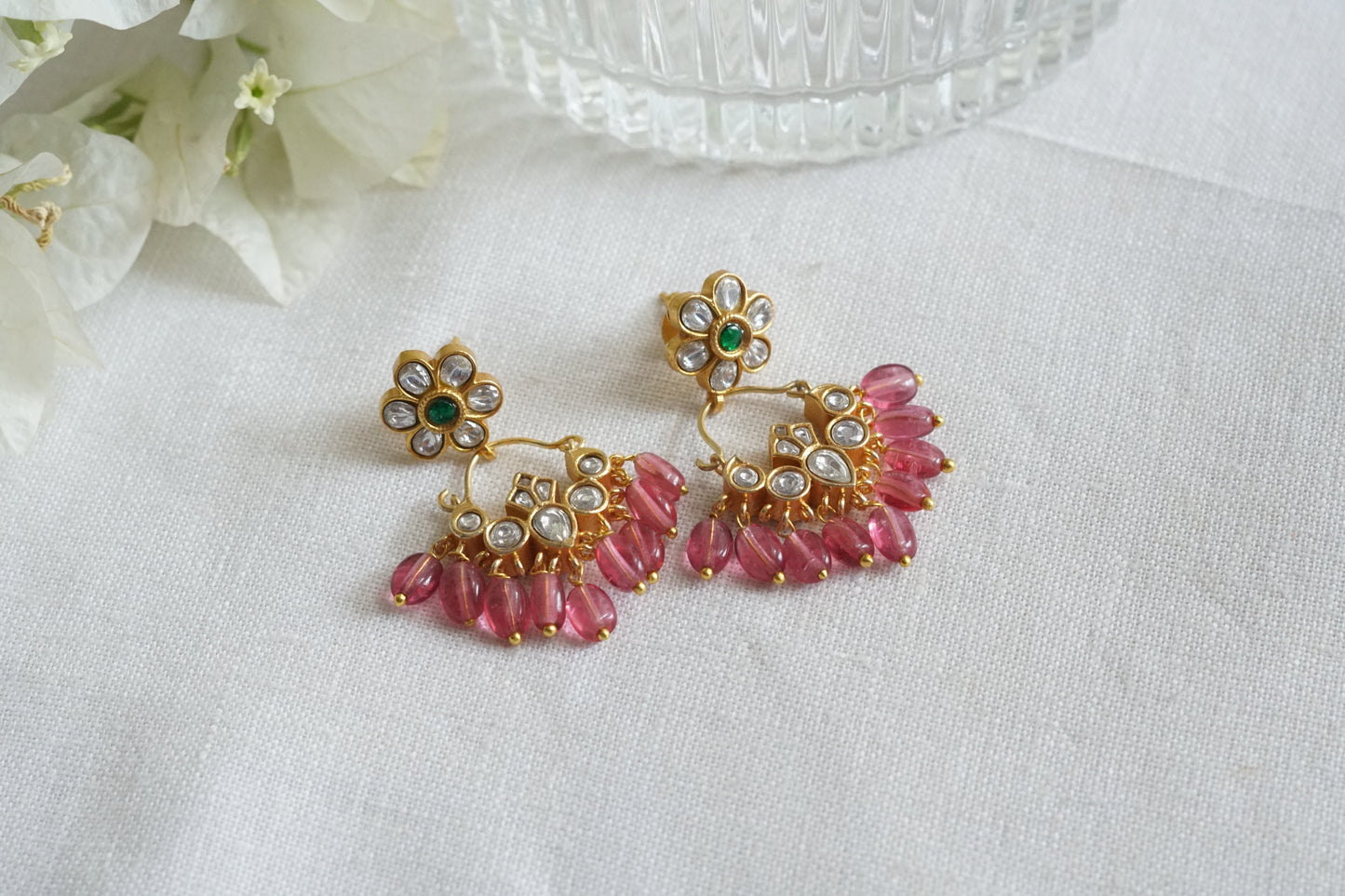 Kundan Earrings (1-5288)(R)