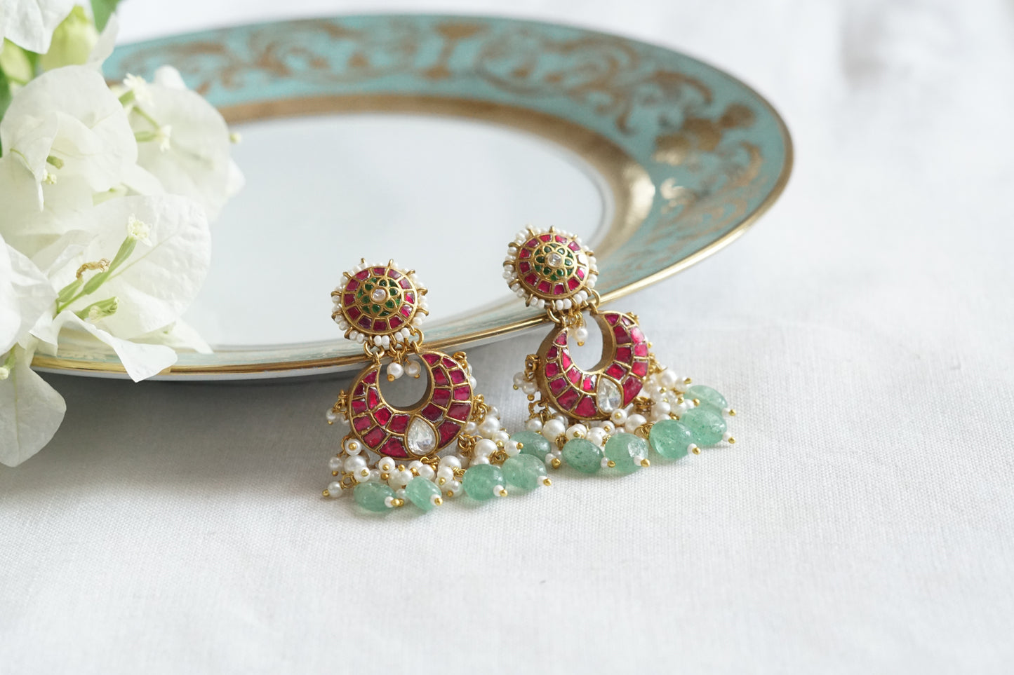 Kundan Earrings (1-5279)(R)