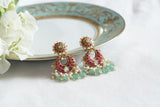 Kundan Earrings (1-5279)(R) - JEWELSTYLE