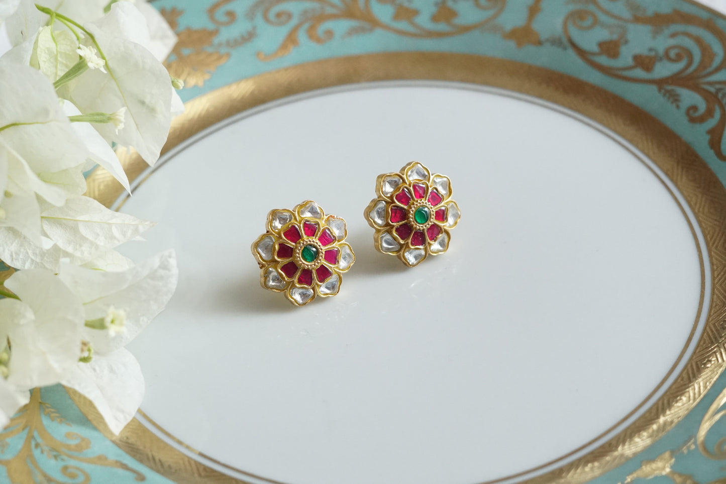 Kundan Studs (1-5282)(R)