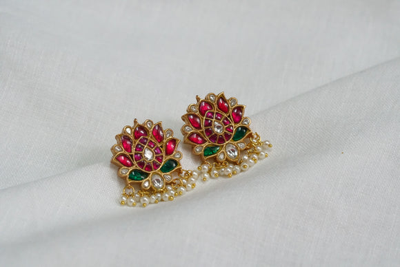 Small Kundan earrings (1-2993)(R)
