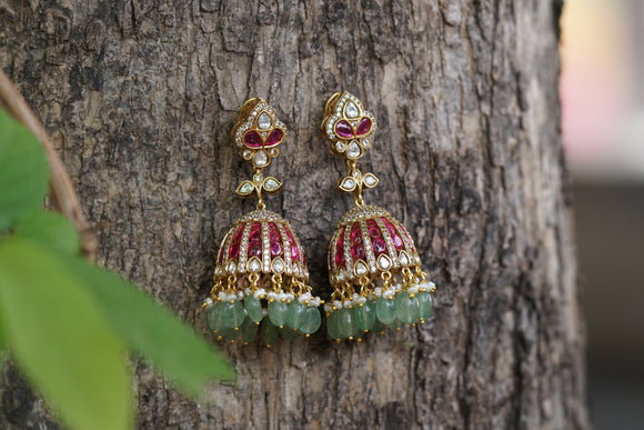 Polki Jhumki (1-4496)(B)