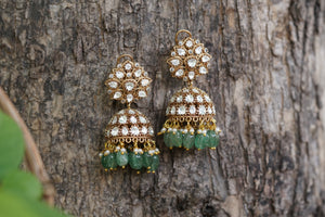 Polki Jhumki (1-4495)(B)