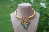 Kundan hasli necklace (4-5831)(R)