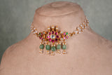 Kundan Choker(4-9218)(K) - JEWELSTYLE