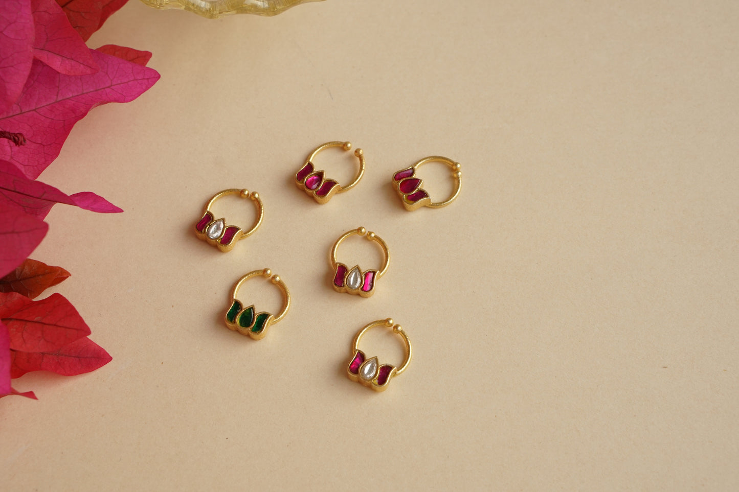 Kundan Septum Nosering (2-239)(AK)