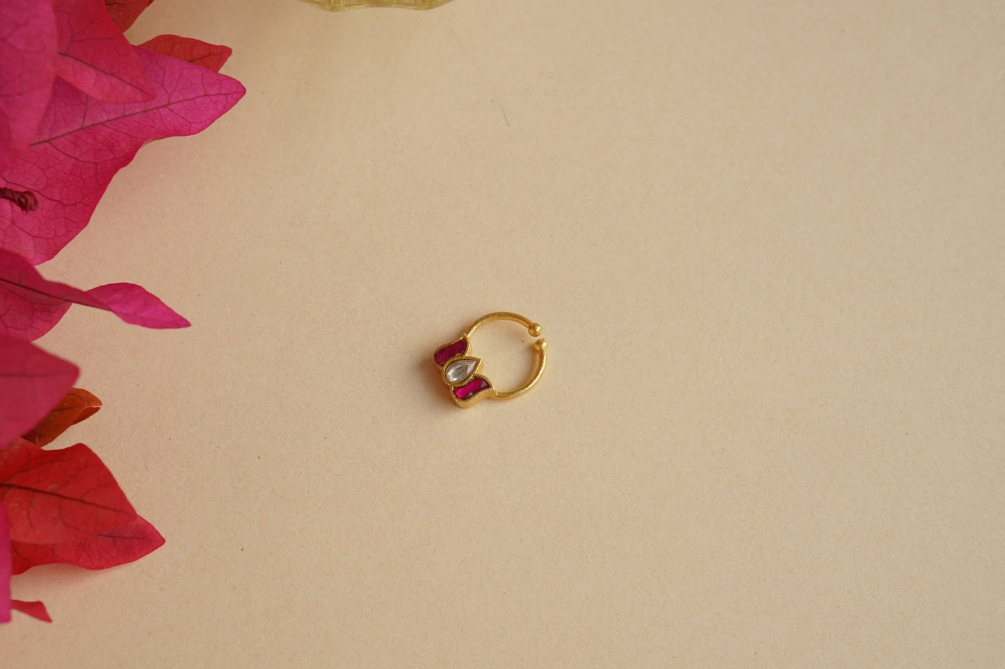 Kundan Septum Nosering (2-239)(AK)