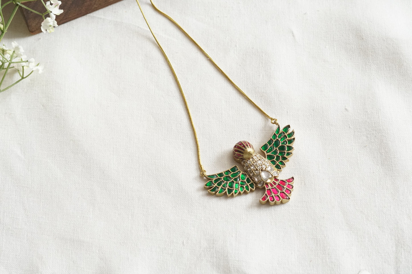 Bird Kundan Pendant (4-9294)(A)