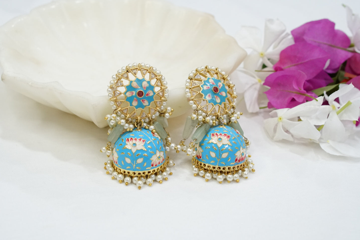 Meenawork jhumki (1-3931)