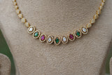 Kundan Antique necklace set (4-5840)(AK)
