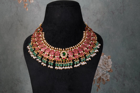 Kundan Necklace( 4-9206)(K) - JEWELSTYLE