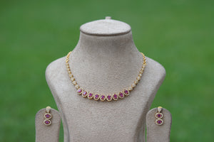 Kundan Antique necklace set (4-5841)(AK)