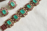 Polki Choker Set (4-9299)(A) - JEWELSTYLE
