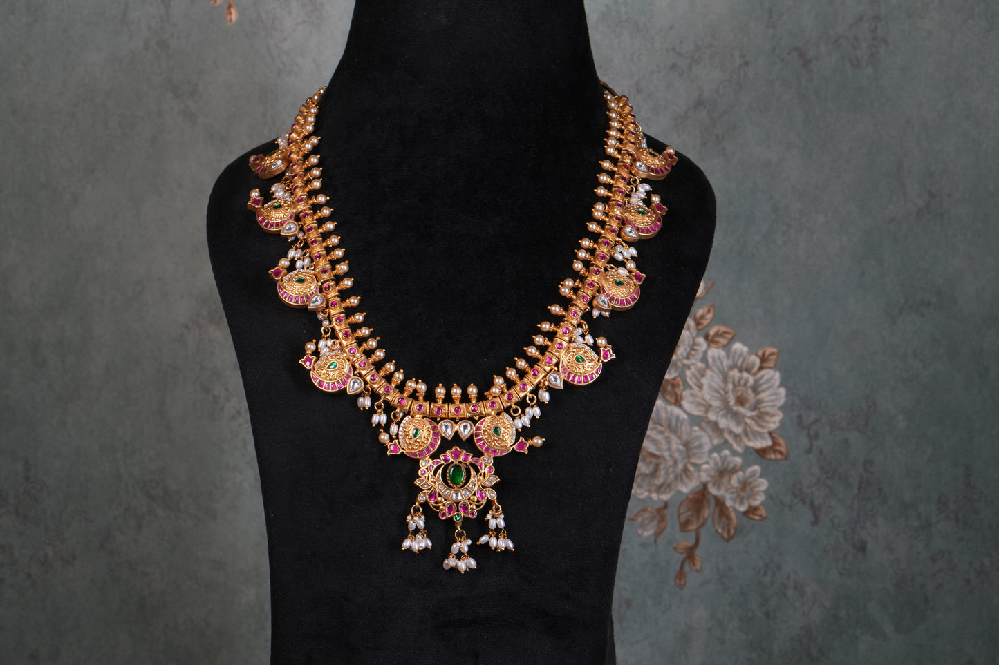 Kundan Necklace(4-9217)(K)