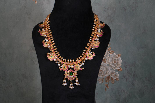 Kundan Necklace(4-9217)(K)