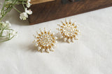 Mother of Pearl Studs (1-5290)(A) - JEWELSTYLE