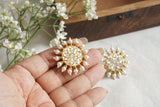 Mother of Pearl Studs (1-5290)(A) - JEWELSTYLE