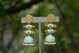 Meenawork Jhumki (1-3676)