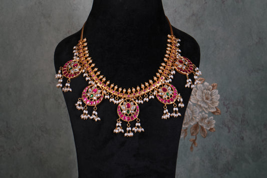 Kundan Necklace( 4-9209)(K)