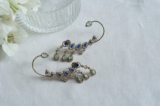 Ad Earcuff Earrings (1-5318)(B)(from turkey) - JEWELSTYLE