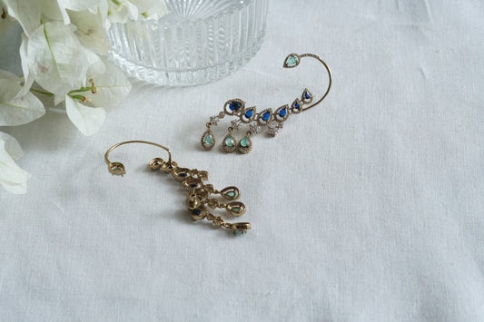 Ad Earcuff Earrings (1-5318)(B)(from turkey) - JEWELSTYLE