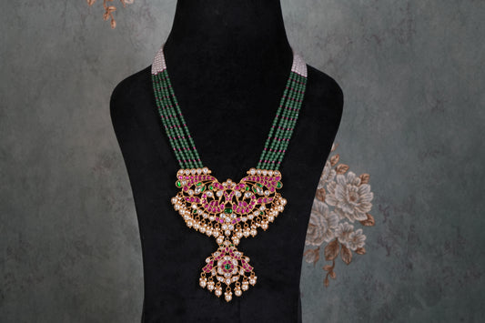 Kundan Pendant Necklace( 4-9202)(K) - JEWELSTYLE