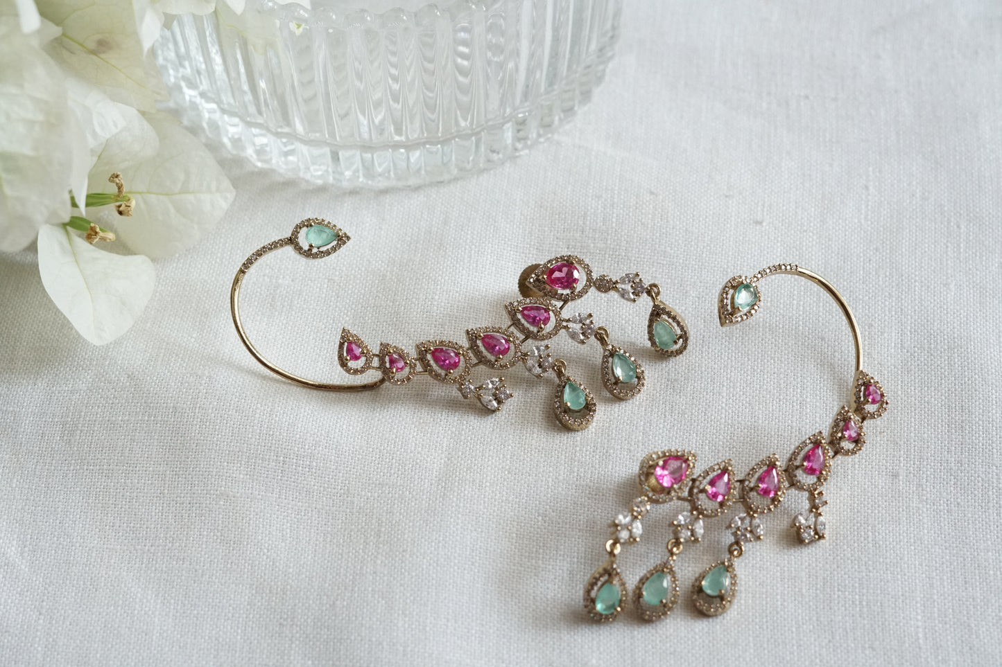 Ad Earcuff Earrings (1-5317)(B)(from turkey)