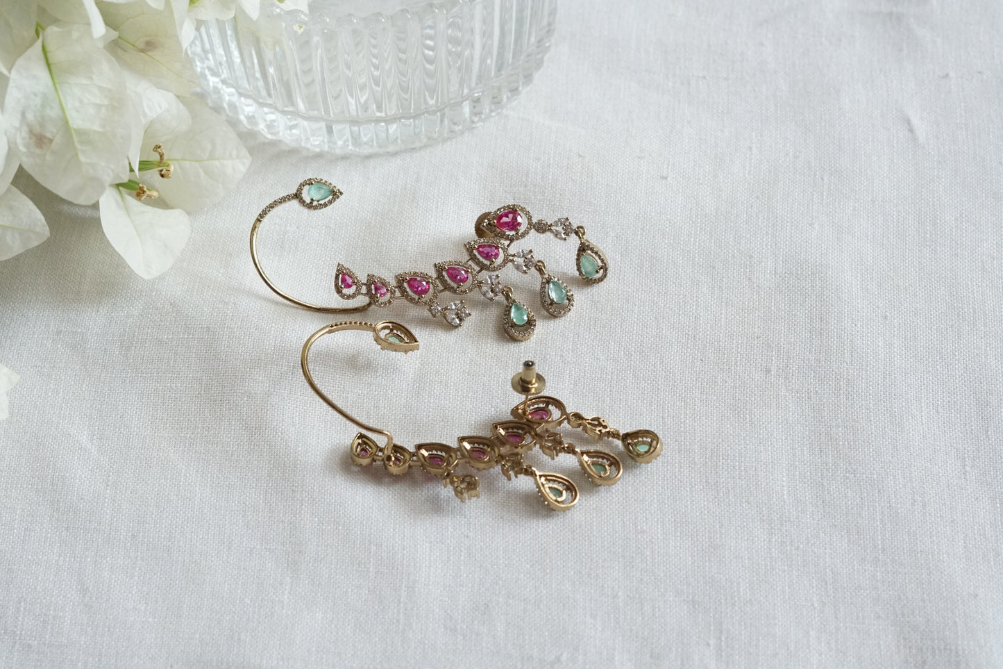 Ad Earcuff Earrings (1-5317)(B)(from turkey)