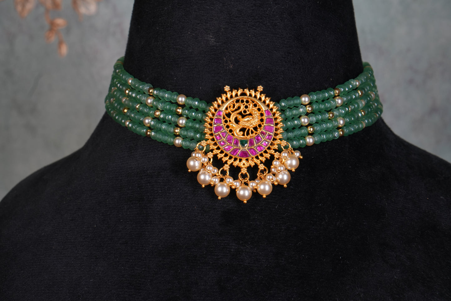 Kundan Choker( 4-9214)(K)