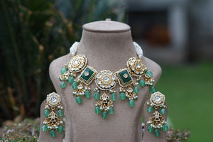 Kundan necklace set (4-5843)(EX)(OFFER PIECE)