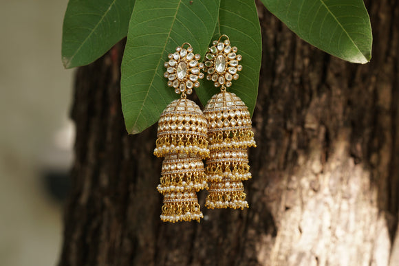 Polki Jhumki (1-4493)(B)(offer piece)