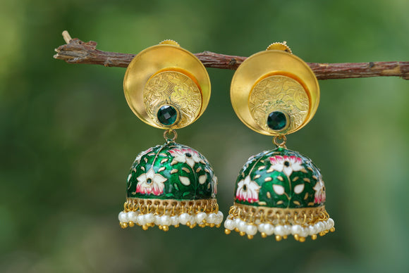 Meenawork Jhumki (1-3685)