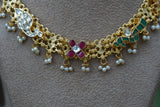 Kundan choker (4-5844)(EX)