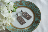 Citrine Stone Ad Earrings (1-5308)(B)(from turkey) - JEWELSTYLE