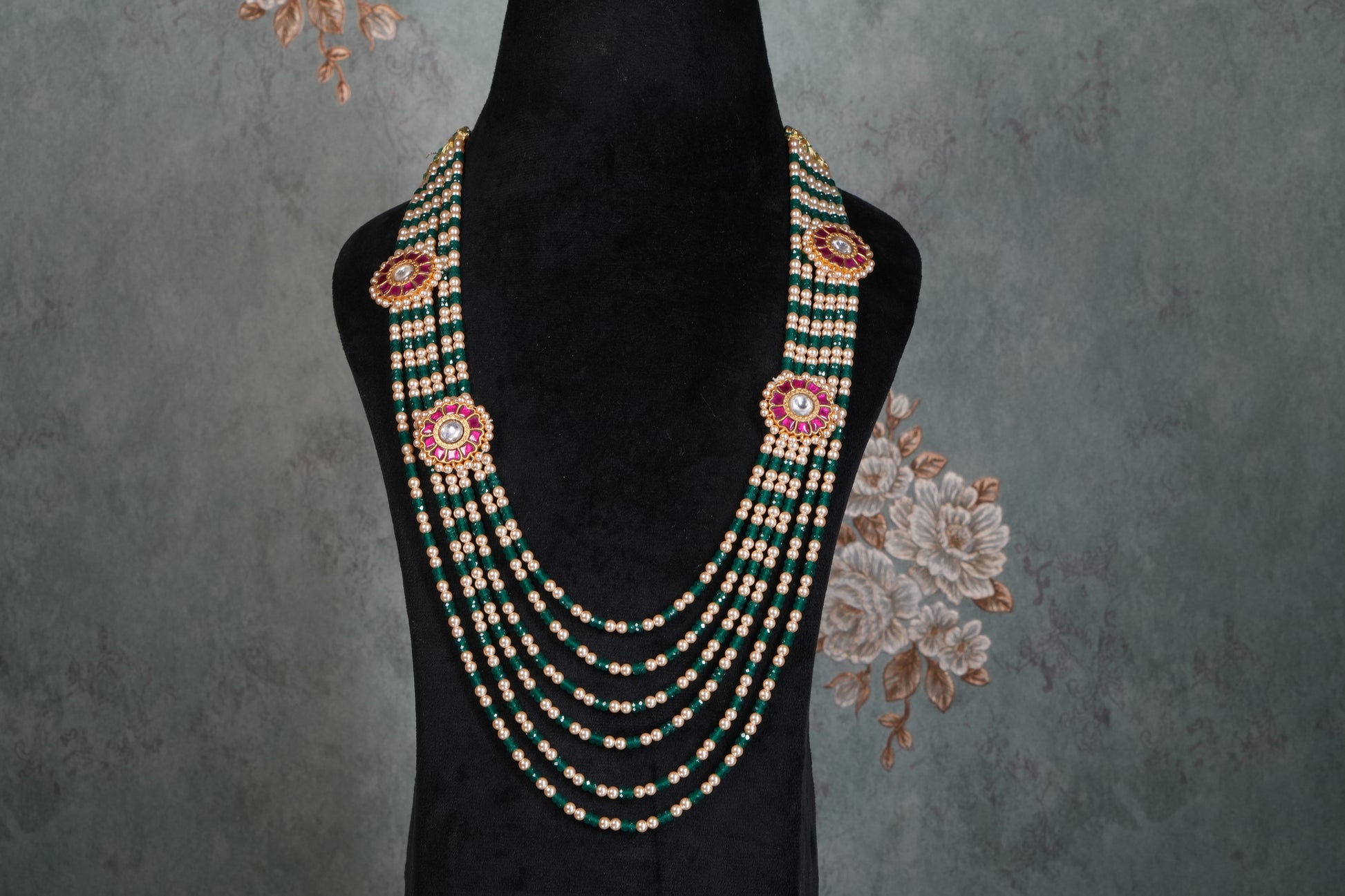 Kundan Necklace( 4-9200)(K) - JEWELSTYLE