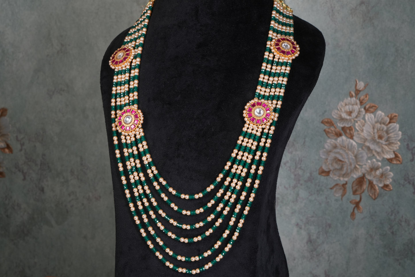 Kundan Necklace( 4-9200)(K) - JEWELSTYLE