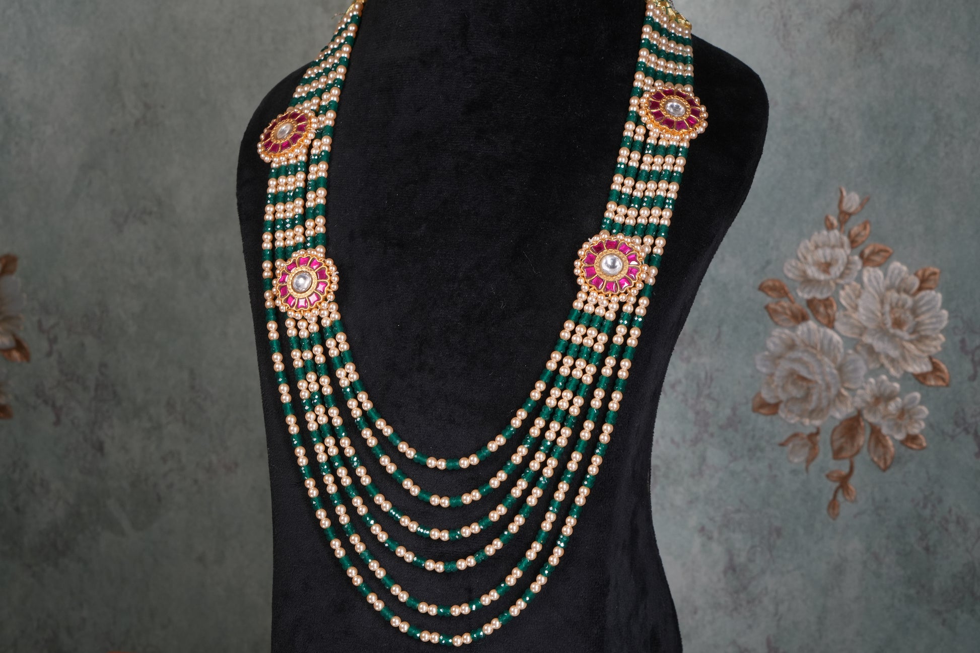 Kundan Necklace( 4-9200)(K) - JEWELSTYLE