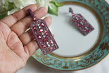 Ruby Stone Ad Earrings (1-5309)(B)(from turkey) - JEWELSTYLE