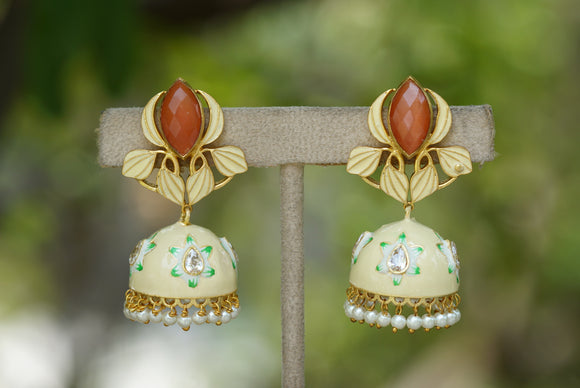 Meenawork Jhumki (1-3689)