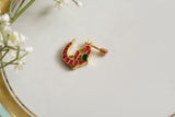 92.5 silver kundan nose Ring (2-169)(K)