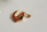 92.5 silver kundan nose Ring (2-169)(K)