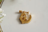 92.5 silver kundan nose Ring (2-169)(K)