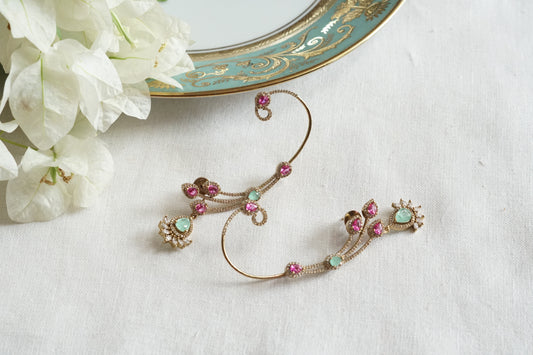 Ad Earcuff Earrings (1-5315)(B)(from turkey) - JEWELSTYLE