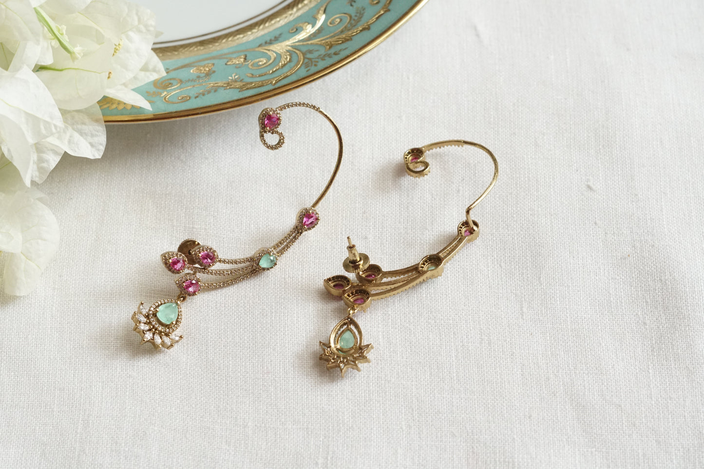 Ad Earcuff Earrings (1-5315)(B)(from turkey)