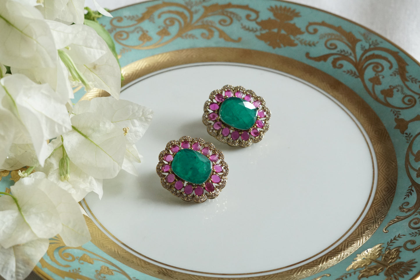 Polki Studs (1-5303)(B)
